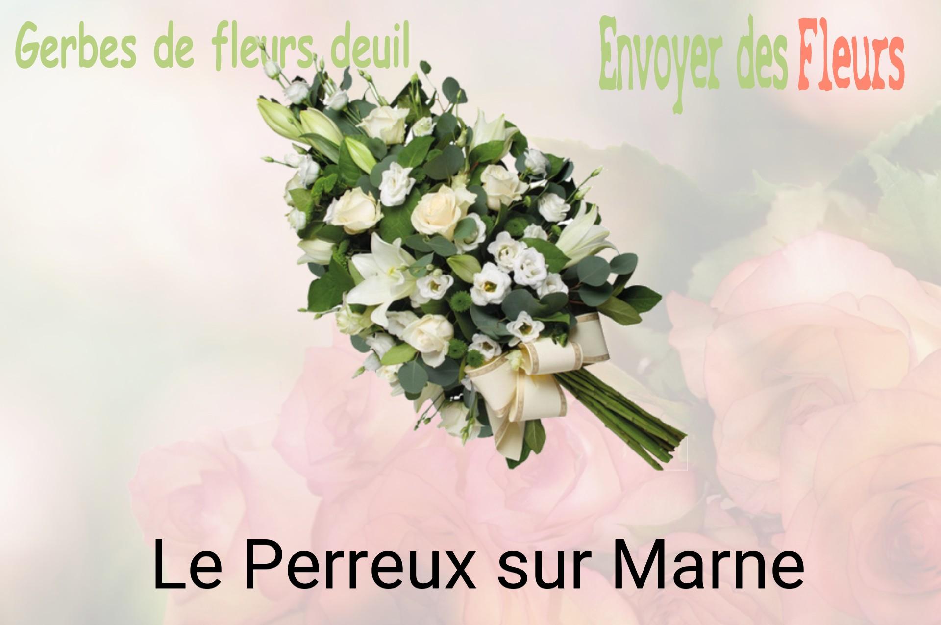 Gerbe de fleurs de deuil livrée à Le Perreux-sur-Marne